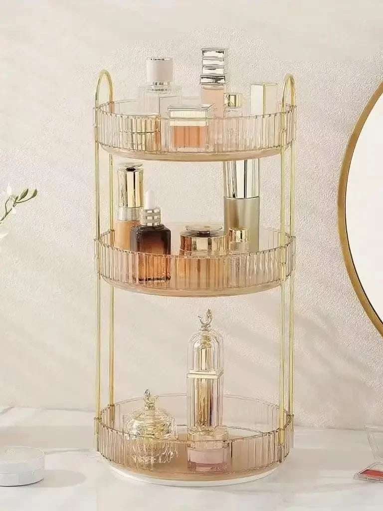 Rotating Vanity Storage Tray