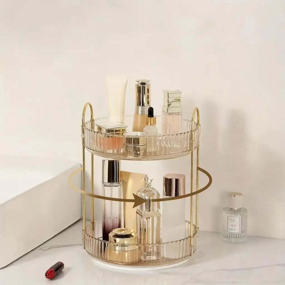 Rotating Vanity Storage Tray
