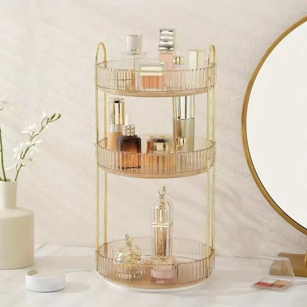 Rotating Vanity Storage Tray