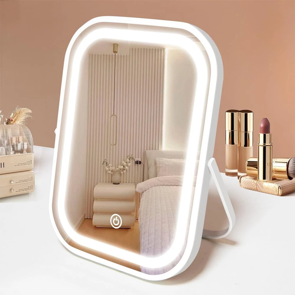 Portable LED Travel Vanity Mirror