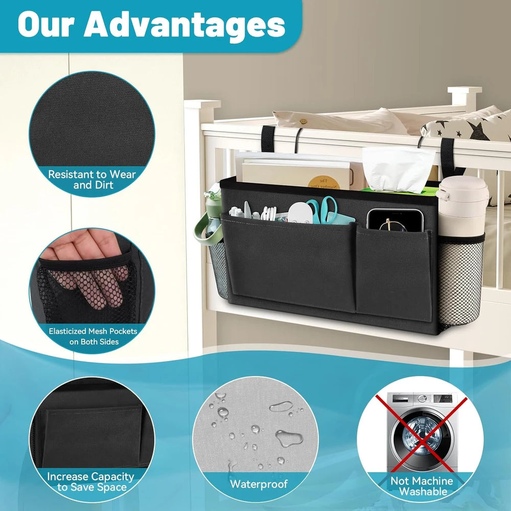 BlissTotes Bedside Storage Caddy