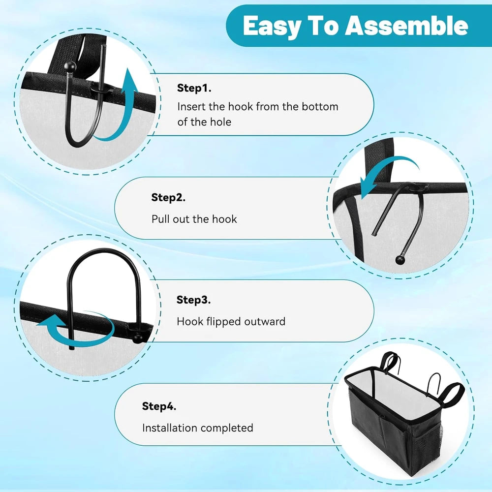 BlissTotes Bedside Storage Caddy